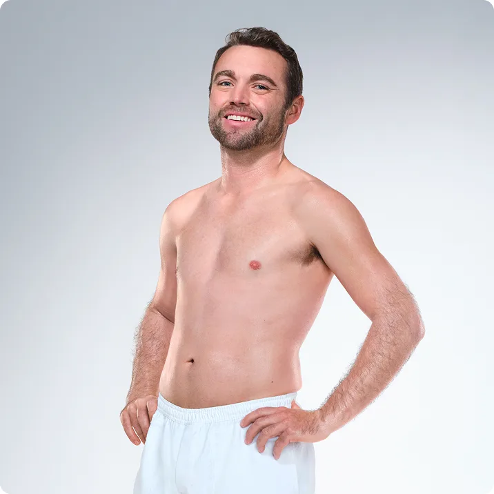 male model posing