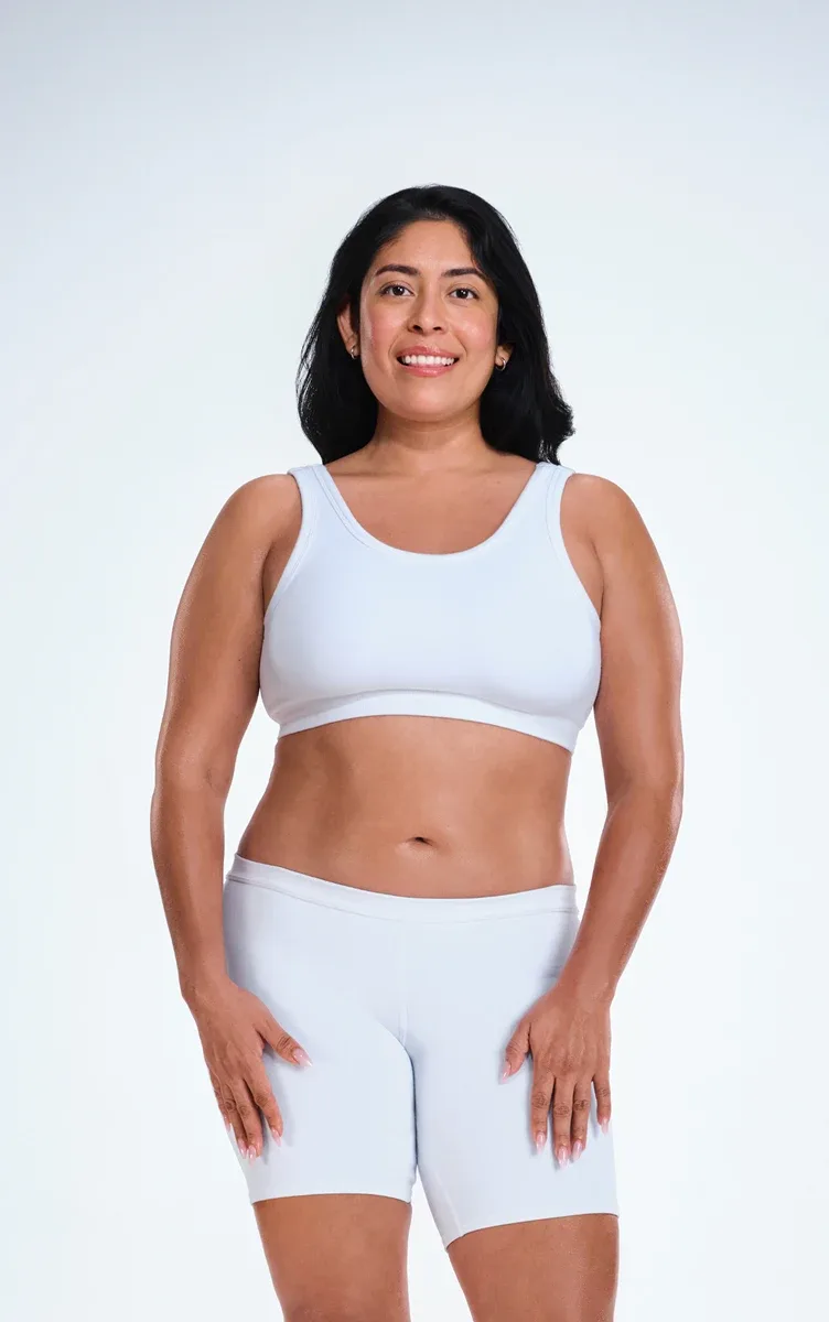 Latina female's CoolSculpting results