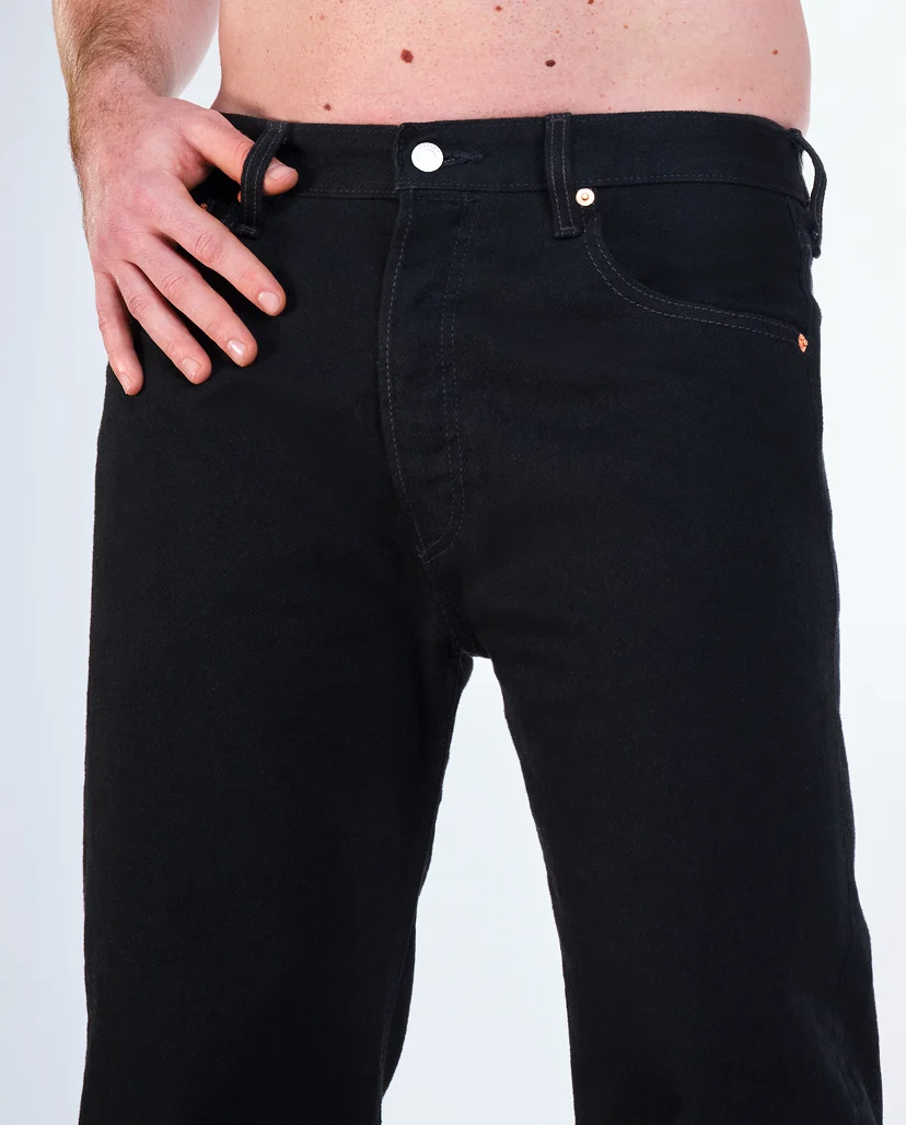 Zoomed-in image of model's thighs