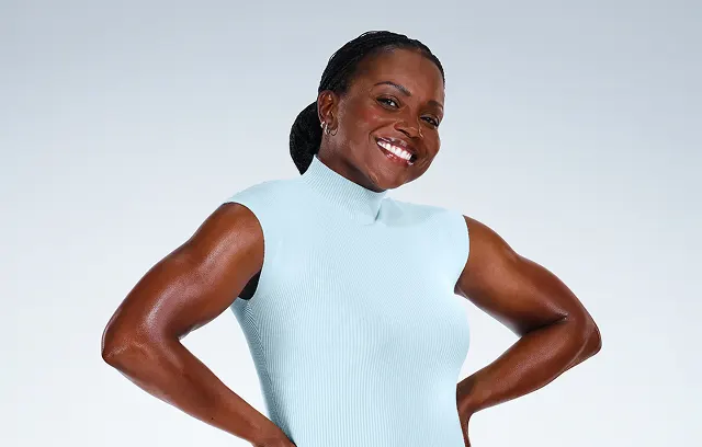African American female model's CoolSculpting results