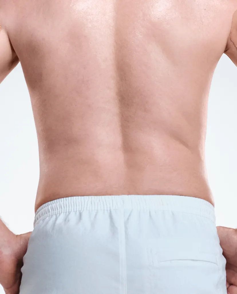 Zoomed-in image of model's flanks