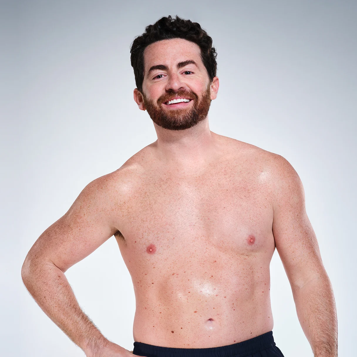 male model posing