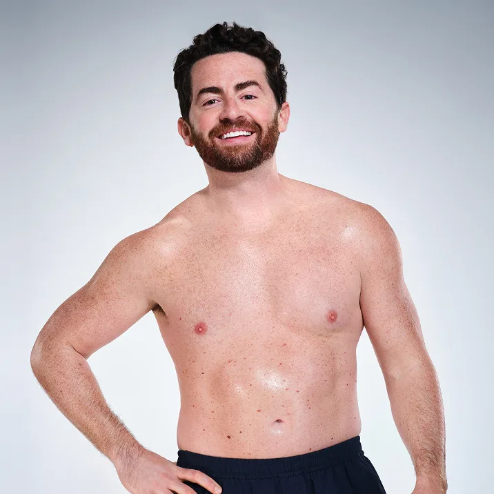 male model posing
