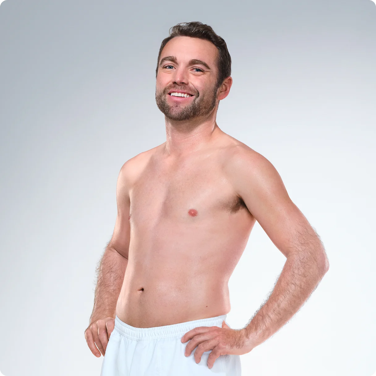 male model posing