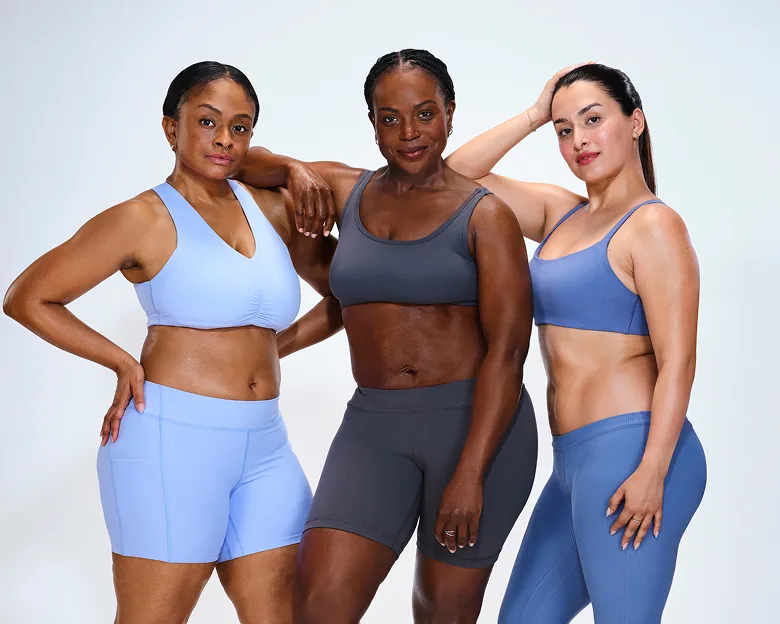3 Female CoolSculpting models posing